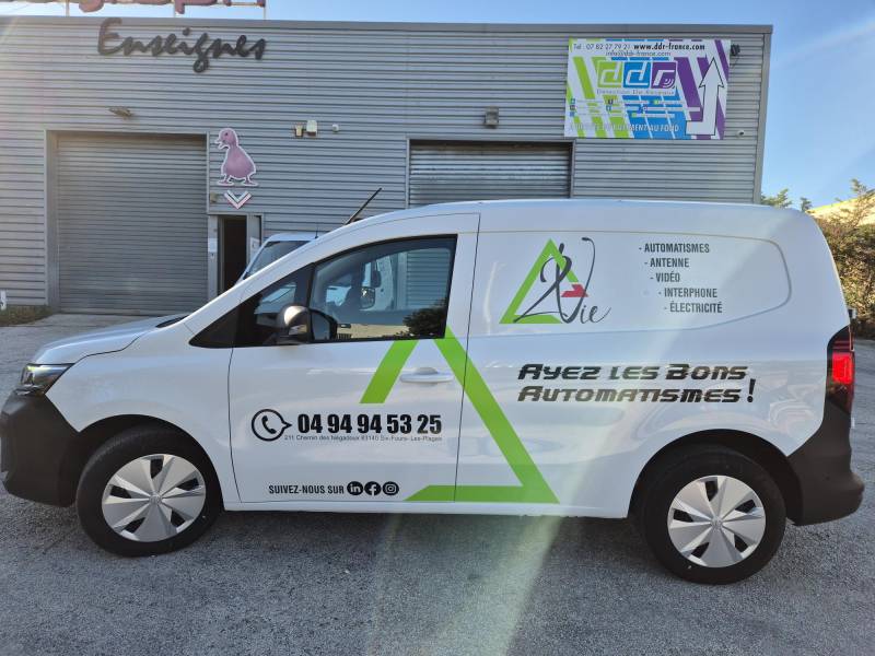 marquage publicitaire véhicule professionnel A2VIE