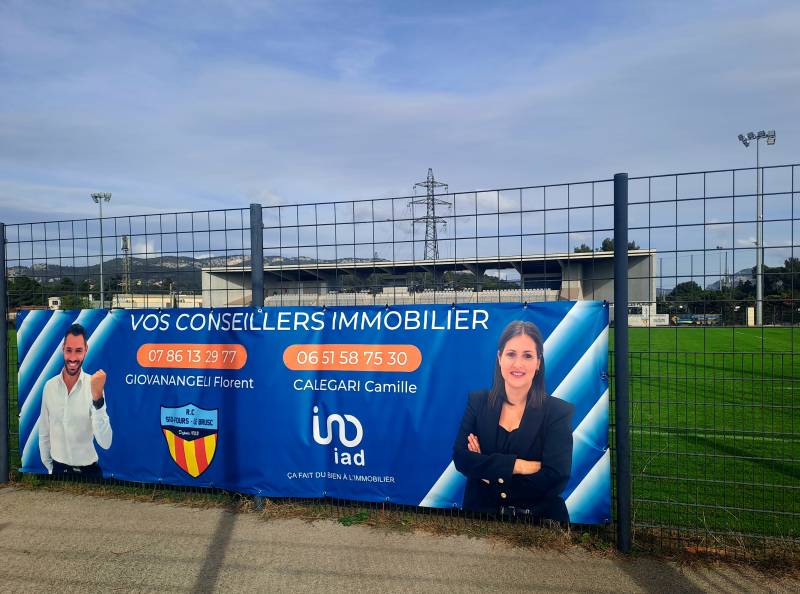grande bâche publicitaire pvc la seyne sur mer