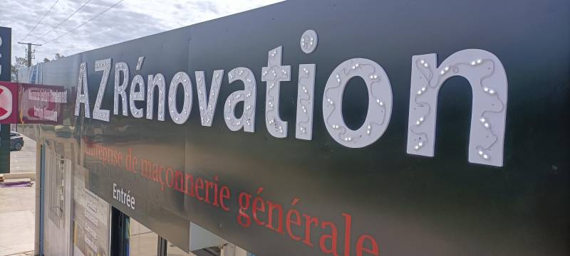 LETTRES RELIEFS AVEC LEDS INTERNE