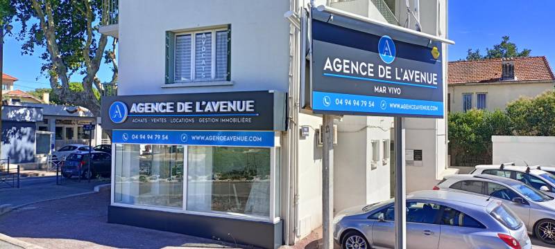devis enseigne lumineuse agence immo à La seyne 83