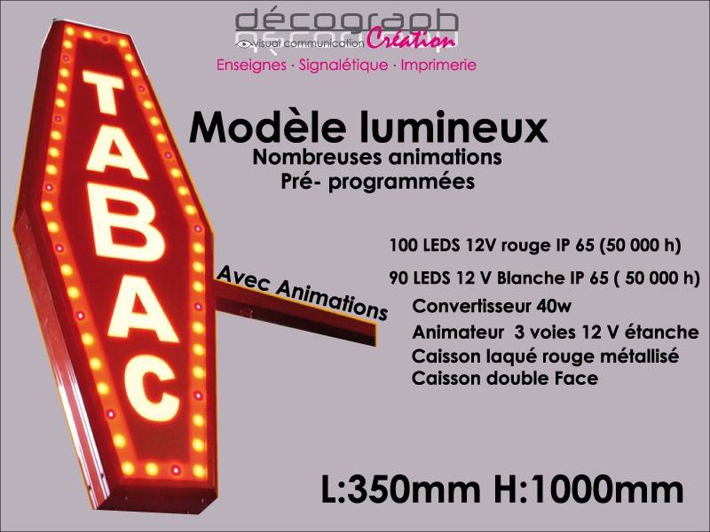 Carotte de Tabac à leds